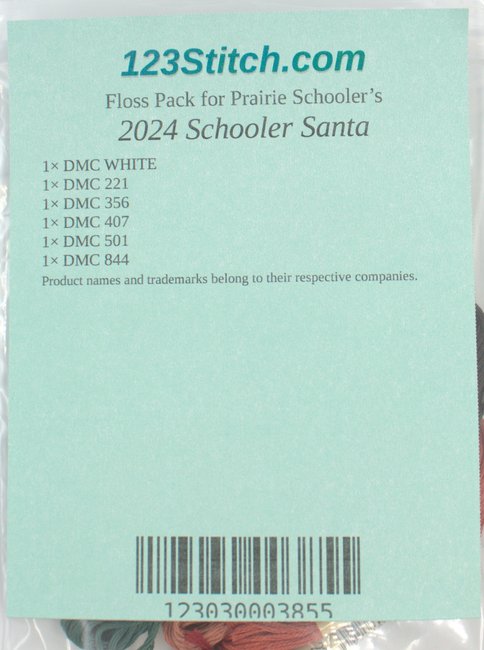 Floss Pack for "2024 Schooler Santa"