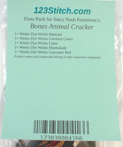 Floss Pack for "Bones Animal Cracker"