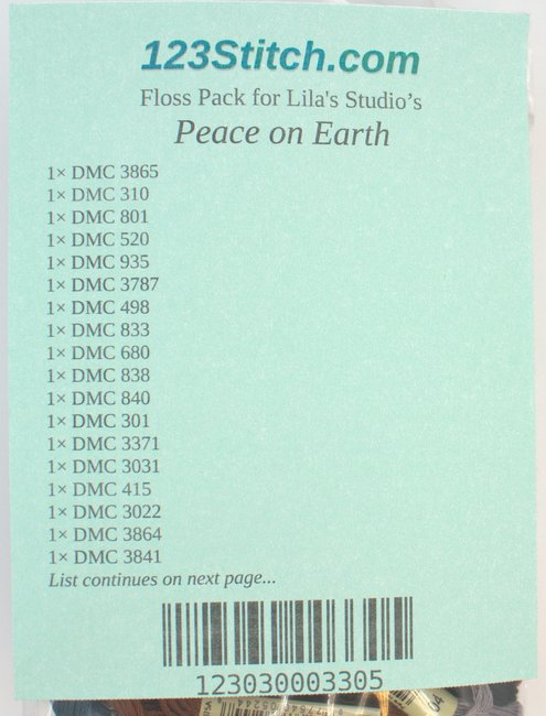 Floss Pack for "Peace on Earth"