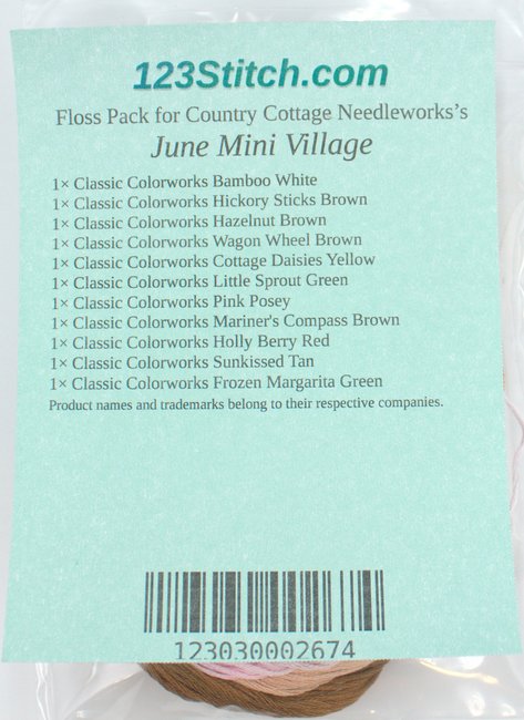 Floss Pack for "June Mini Village"