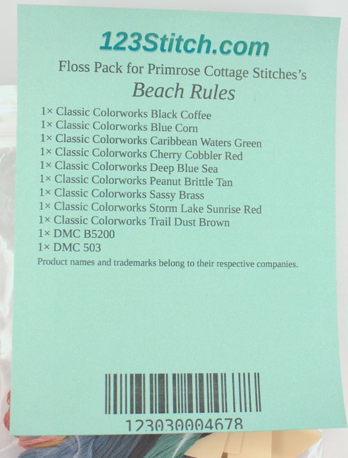 Floss Pack for "Beach Rules"