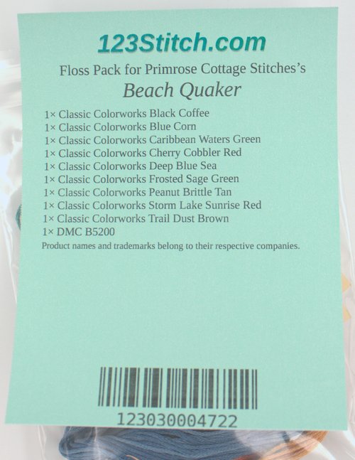Floss Pack for "Beach Quaker"
