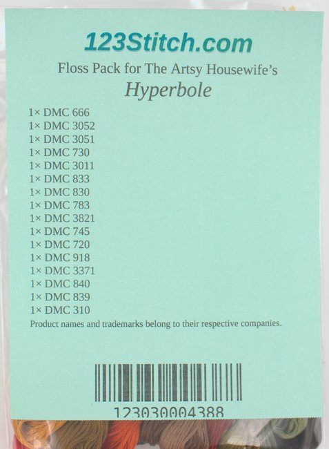 Floss Pack for "Hyperbole"
