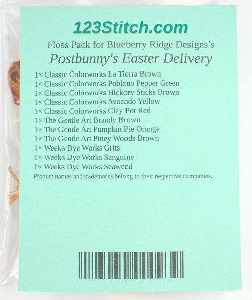 Floss Pack for "Postbunny