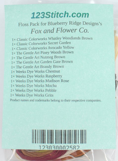 Floss Pack for "Fox and Flower Co."