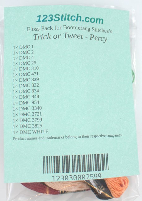 Floss Pack for "Trick or Tweet - Percy"