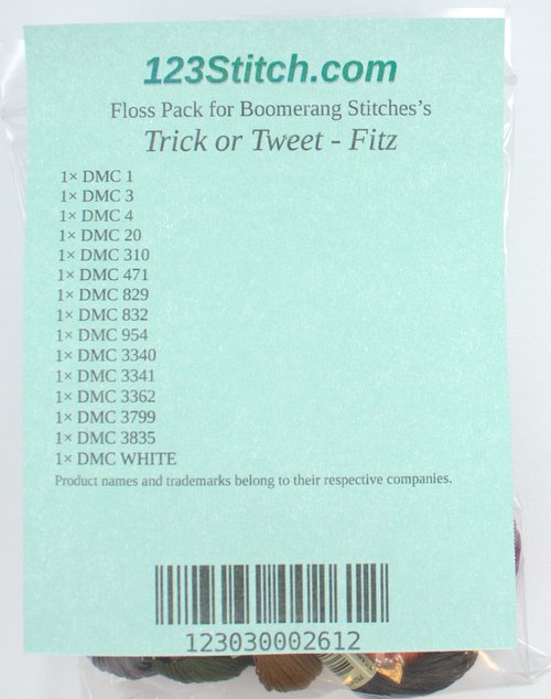 Floss Pack for "Trick or Tweet - Fitz"
