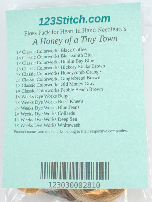 Floss Pack for "A Honey of a Tiny Town"
