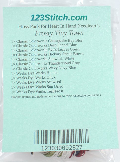 Floss Pack for "Frosty Tiny Town"