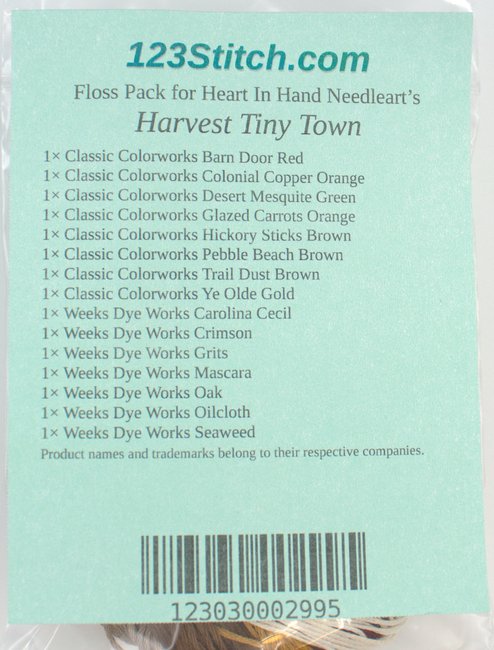 Floss Pack for "Harvest Tiny Town"