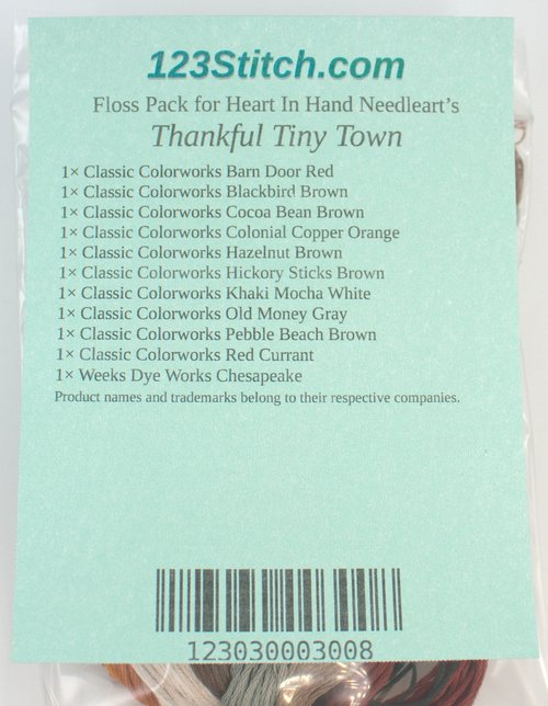 Floss Pack for "Thankful Tiny Town"