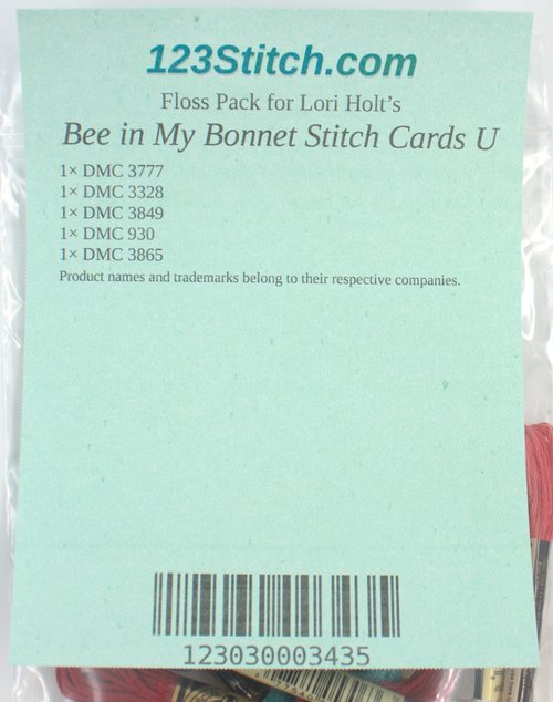 Floss Pack for "Bee in My Bonnet Stitch Cards U"