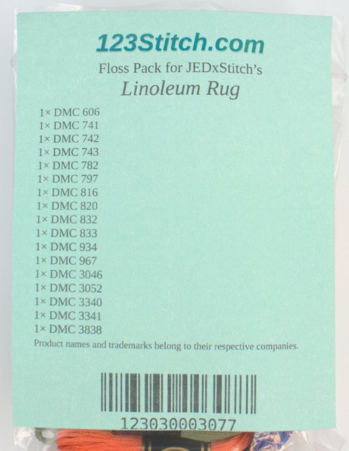 Floss Pack for "Linoleum Rug"