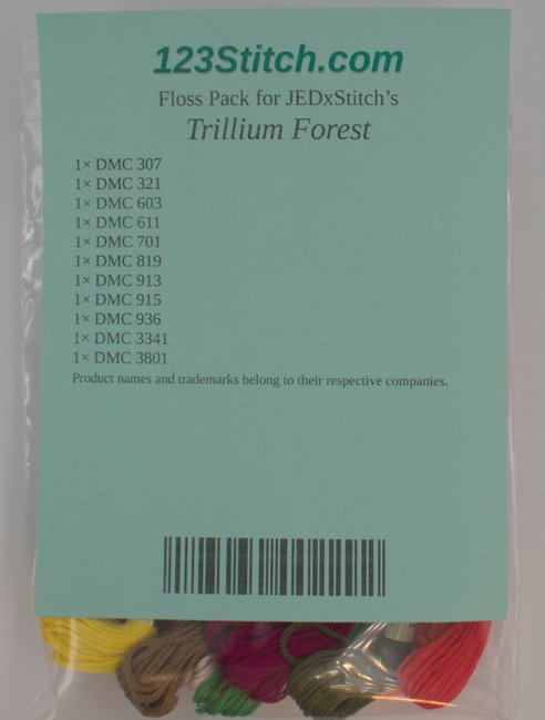 Floss Pack for "Trillium Forest"