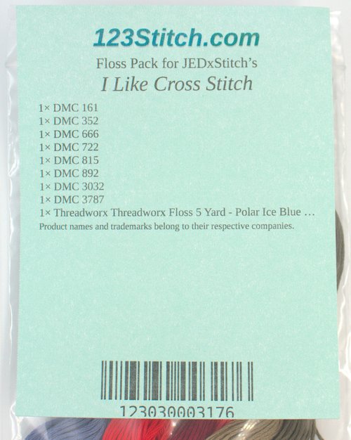 Floss Pack for "I Like Cross Stitch"