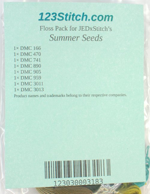 Floss Pack for "Summer Seeds"