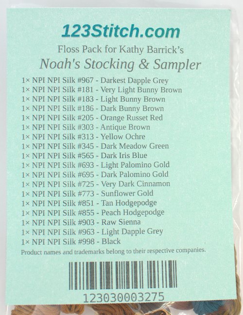 Floss Pack for "Noah