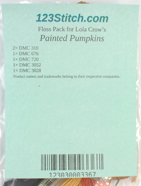 Floss Pack for "Painted Pumpkins"