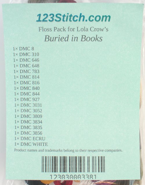 Floss Pack for "Buried in Books"