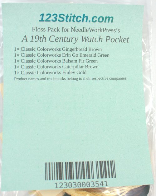 Floss Pack for "A 19th Century Watch Pocket"