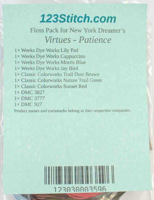 Floss Pack for "Virtues - Patience"