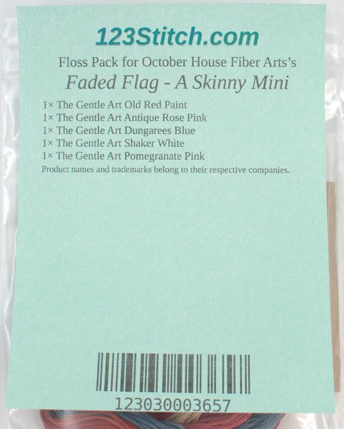 Floss Pack for "Faded Flag - A Skinny Mini"