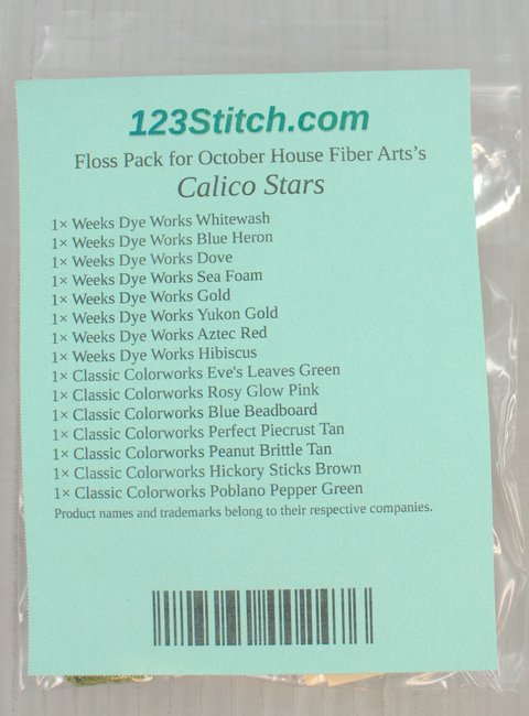 Floss Pack for "Calico Stars"