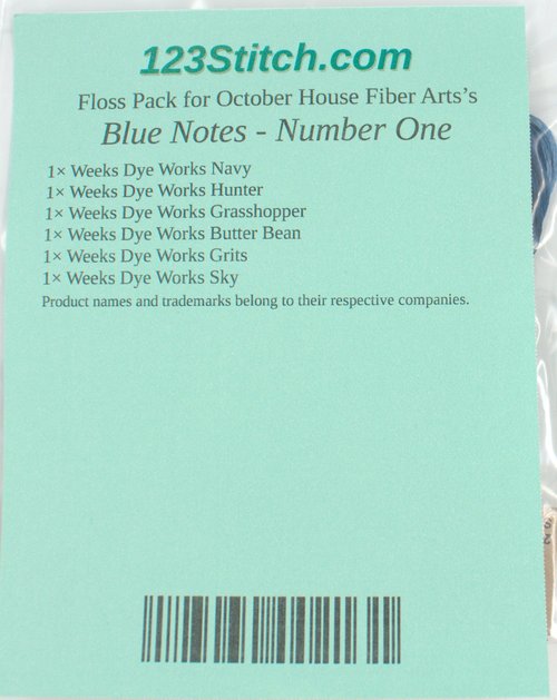 Floss Pack for "Blue Notes - Number One"