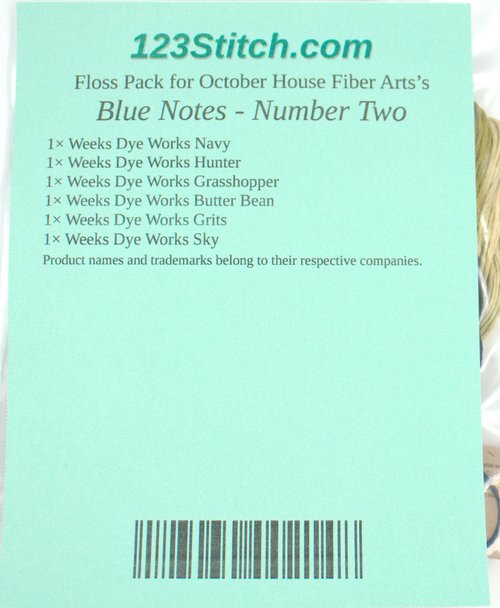 Floss Pack for "Blue Notes - Number Two"