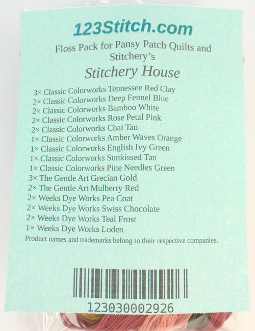 Floss Pack for "Stitchery House"