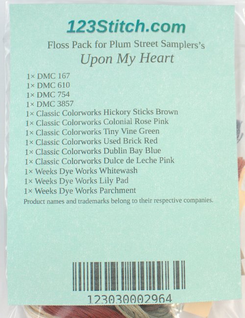 Floss Pack for "Upon My Heart"