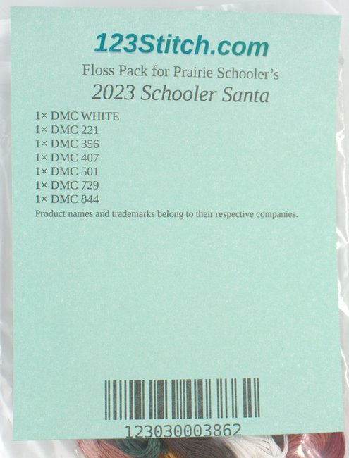 Floss Pack for "2023 Schooler Santa"