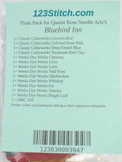 Floss Pack for "Bluebird Inn"