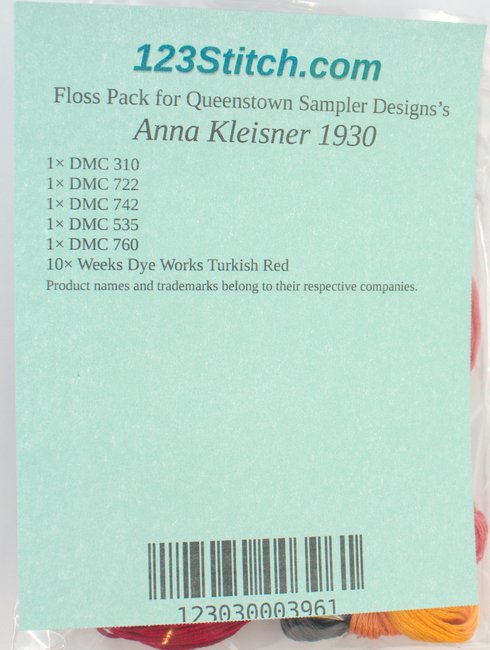 Floss Pack for "Anna Kleisner 1930"