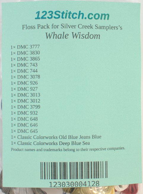 Floss Pack for "Whale Wisdom"