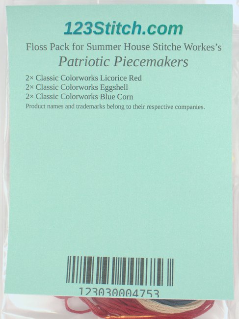 Floss Pack for "Patriotic Piecemakers"