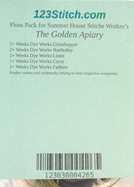 Floss Pack for "The Golden Apiary"