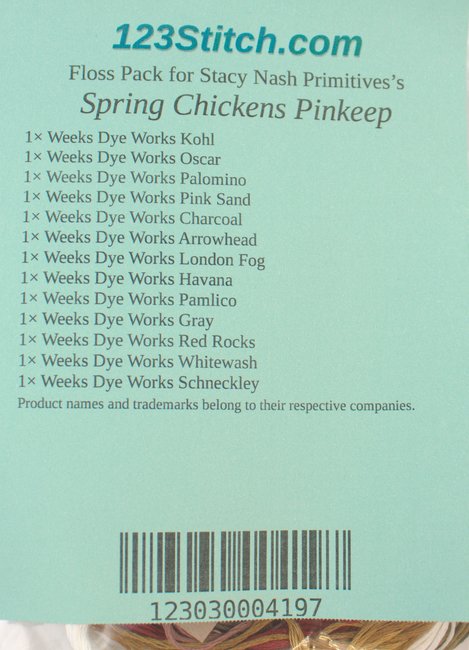 Floss Pack for "Spring Chickens Pinkeep"