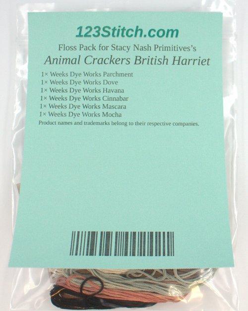 Floss Pack for "Animal Crackers British Harriet"