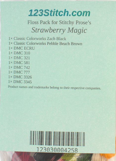 Floss Pack for "Strawberry Magic"