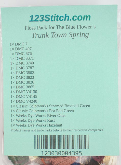 Floss Pack for "Trunk Town Spring"