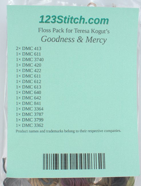 Floss Pack for "Goodness & Mercy"