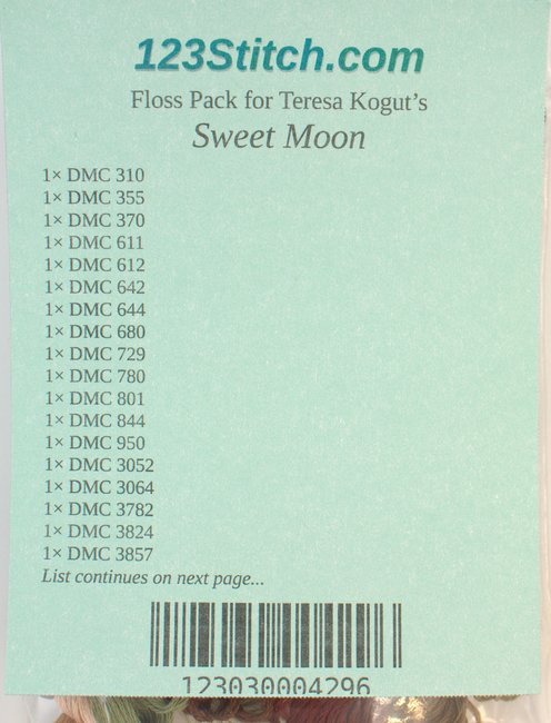Floss Pack for "Sweet Moon"