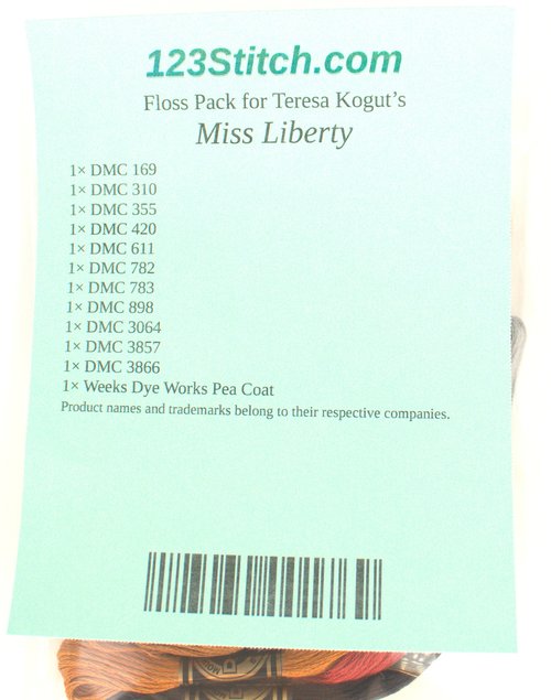 Floss Pack for "Miss Liberty"