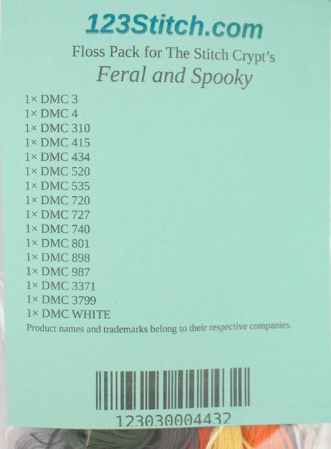 Floss Pack for "Feral and Spooky"