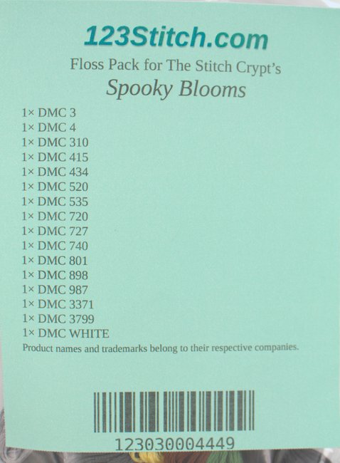 Floss Pack for "Spooky Blooms"
