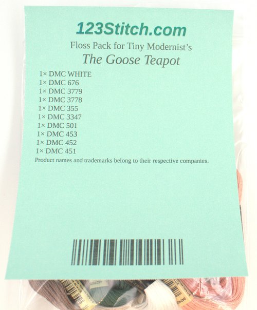Floss Pack for "The Goose Teapot"