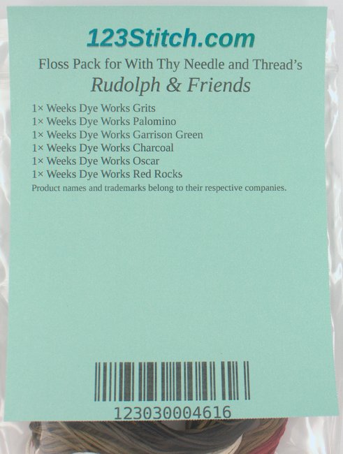 Floss Pack for "Rudolph & Friends"