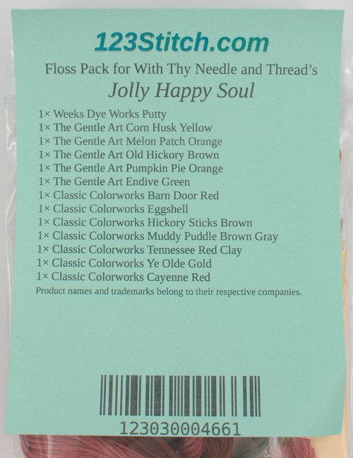 Floss Pack for "Jolly Happy Soul"