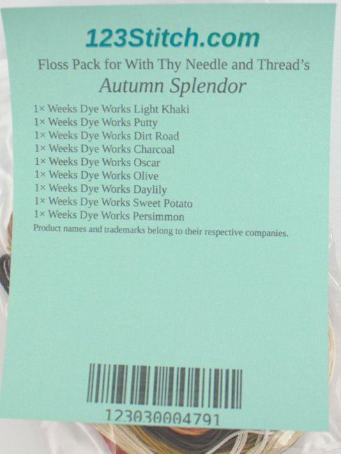 Floss Pack for "Autumn Splendor"
